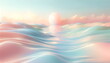 Serenity of Rolling Hills and Tranquil Waters with pastel colors