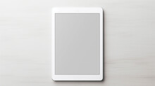 Digital Tablet Mockup With A Blank Screen, Great For App Developers Or Digital Magazine Presentations