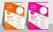 © mdaliabeer - Business flyer design for company and business etc.Business  flyer design with two color variation.