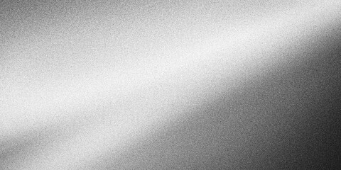 Wall Mural - gray grainy gradient background black white monochrome abstract noise texture banner backdrop design