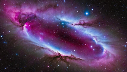 Wall Mural - magnificent aurora illuminates the night sky with vibrant colors and shimmering particles, emanating
