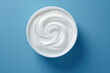 Whipped Cream Delight - Natural Dairy Beauty Treatment on White Background