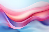 Fototapeta Kuchnia - Abstract background with smooth wavy lines in pink and blue colors