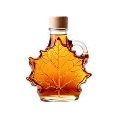 Wall Mural - Transparent Maple syrup bottle