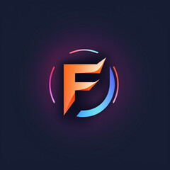 Sticker - F logo design