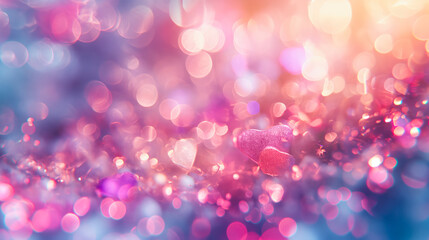 Wall Mural - St. Valentine`s Day Abstract Background