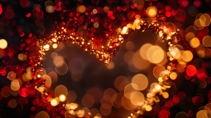 Wall Mural - St. Valentine`s Day Abstract Background