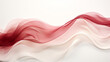 burgundy and cream flowing artwork on white background
