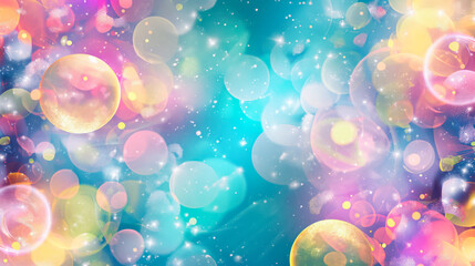 Canvas Print - sparkling shimmering abstract background