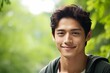© Lemonade - 微笑んでこちらを見る爽やかな男性　AI生成画像