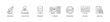 © Sma - Big data icon set flow process which consists of research, collection, database, storage, resources, volume and analysis icon live stroke and easy to edit