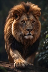 Wall Mural - portrait of a lion