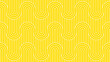 Yellow summer background pattern line stripe circle wave zigzag seamless abstract vector design. Summer Background.