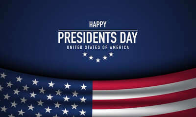 Wall Mural - Presidents Day Background Design.