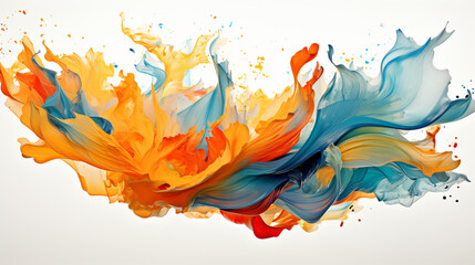 Wall Mural - flames background