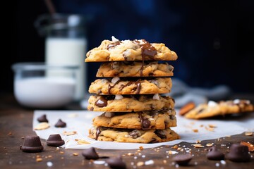 Poster - stack of smore flavored cookies