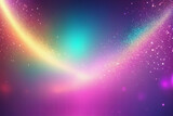 Fototapeta Kosmos - Glittering gradient background with hologram effect and magic lights