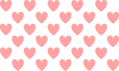 seamless pattern with pink hearts, two tone pink and hite heart repeat patter, repeat seamless pattern design for fabric print or background or t-shirt paint