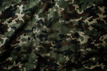 Wall Mural - Background military texture design and coloring of camouflage military uniform and equipment. Wallpaper