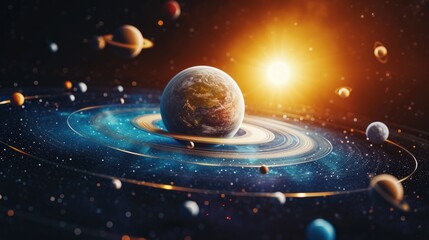 Wall Mural - planet in the solar system