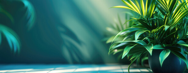 Wall Mural - Tropical Leaves Background