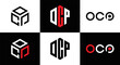 OCP logo. O C P design. White OCP letter. OCP, O C P letter logo design. Initial letter OCP linked circle uppercase monogram logo. O C P letter logo vector design. OCP letter logo design five style.	

