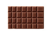 © ACG Studio - Tableta de chocolate en fondo transparente.