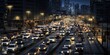 Images illustrate congested roads, vehicles emitting noise, or traffic scenes in cities