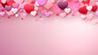 © Derby - Romantic heart-shaped Valentine's Day background, symbolizing Valentine's Day, wedding, love