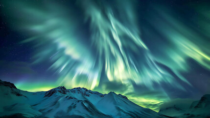 aurora borealis in the mountains, forest and lake. - 
The awe-inspiring sight of auroras in the night sky, witnessed firsthand.