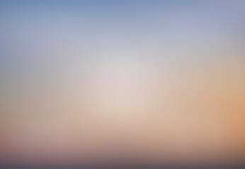 Leinwandbilder - Natural sky gradient from blue to orange sunset background