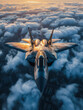 Advanced Military Technology Dominance in Aerial Warfare with Modern Fighter Aircraft, Generative Ai