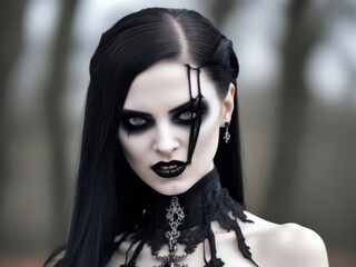 Wall Mural - Gothic Vampire Girl