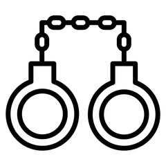 Wall Mural - Arrest icon vector image. Can be used for Prison.