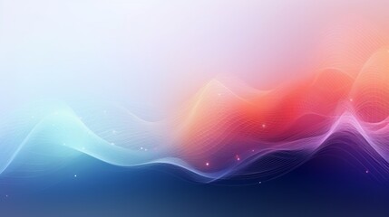 Wall Mural - dynamic particle wave: abstract gradient design for big data and digital futurism - vibrant vector i