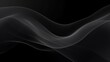 Dynamic waves: abstract anthracite net grid texture on black background - web design concept