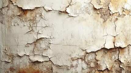 Poster - Retro white cement wall for wallpapers or graphic design. Vintage plaster texture. Calm, modern house interiors.