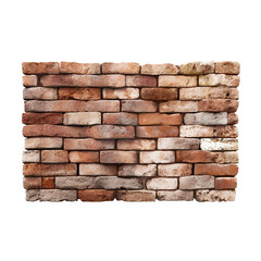 brick wall  isolated on transparent background Remove png, Clipping Path, pen tool