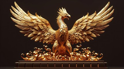Phoenix Golden Statue