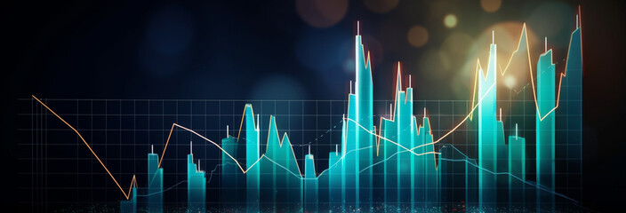 Wall Mural - business data analysis concept with businessman working with tablet and tablet computer on dark background