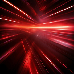 Wall Mural - Red light effect glows in the dark.
