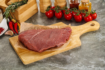 Raw beef meat shoulder for cooking