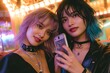 © Tisha - Alternative asian girls taking a selfie
