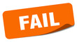© B-design - fail sticker. fail label