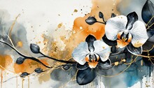 Orchids Painting