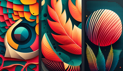 Poster - Modern Geometric Design Background