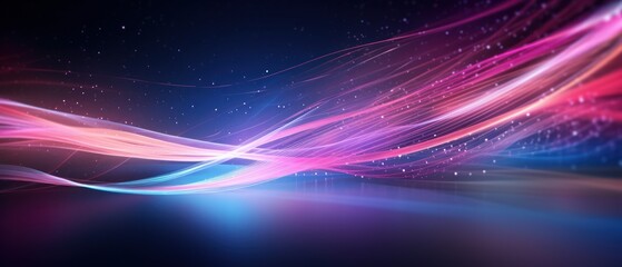 Abstract 3d rendering of twisted lines. Modern background design, illustration of a futuristic shape. High quality illustration
