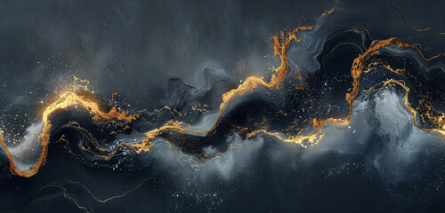 Wall Mural - fire in the dark