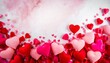 red hearts background red and pink valentine s day background with hearts valentine card holiday concept in romantic background valentine s day love romance hearts