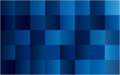 青いグラデーションのタイルを並べたモザイク背景